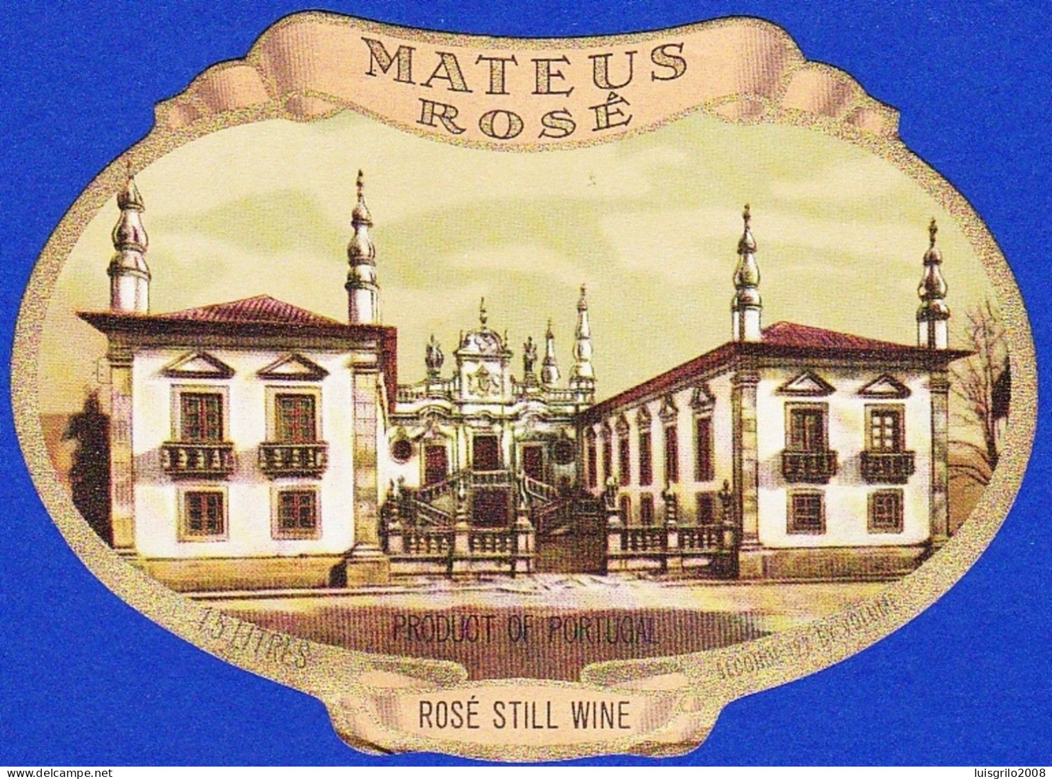 Wine Label, Portugal -  MATEUS ROSÉ Rosé Still Wine -|- Sogrape - Sonstige & Ohne Zuordnung