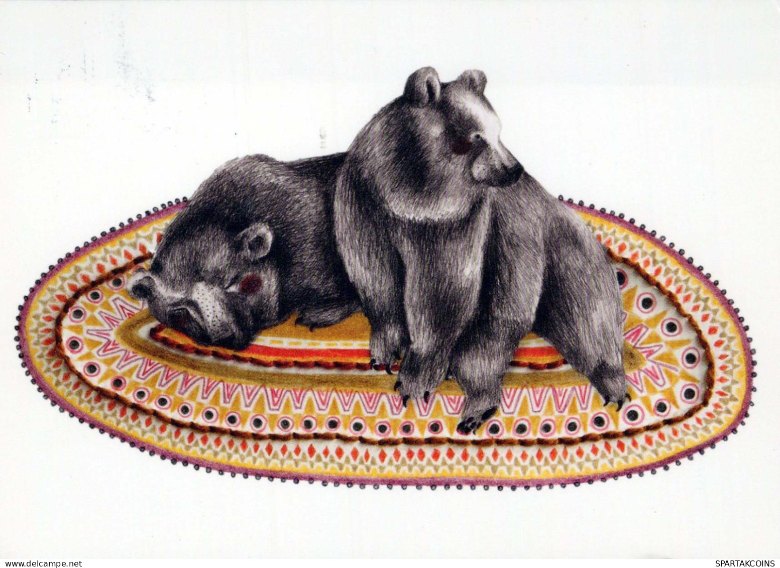 BEAR Animals Vintage Postcard CPSM #PBS266.GB - Bären