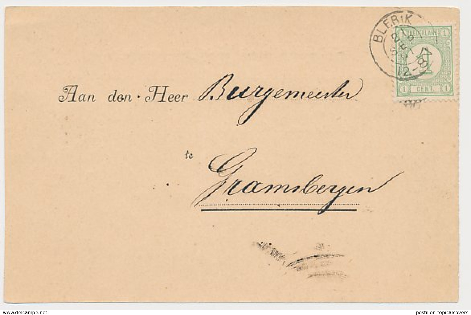 Kleinrondstempel Blerik1891 - Commissie Hulpbetoon Limburg - Unclassified