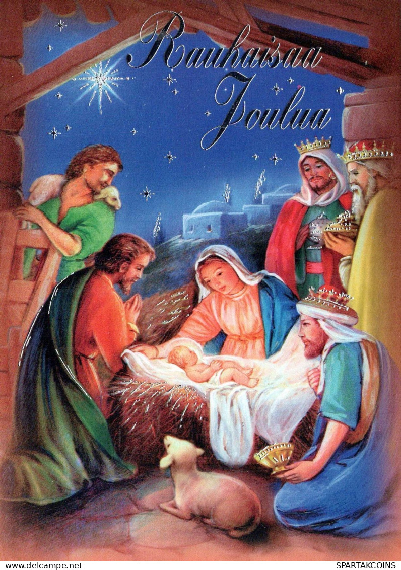 Virgen Mary Madonna Baby JESUS Religion Vintage Postcard CPSM #PBQ042.GB - Vierge Marie & Madones