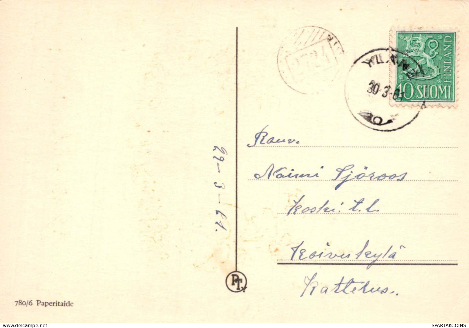 EASTER CHICKEN EGG Vintage Postcard CPSM #PBO589.GB - Ostern