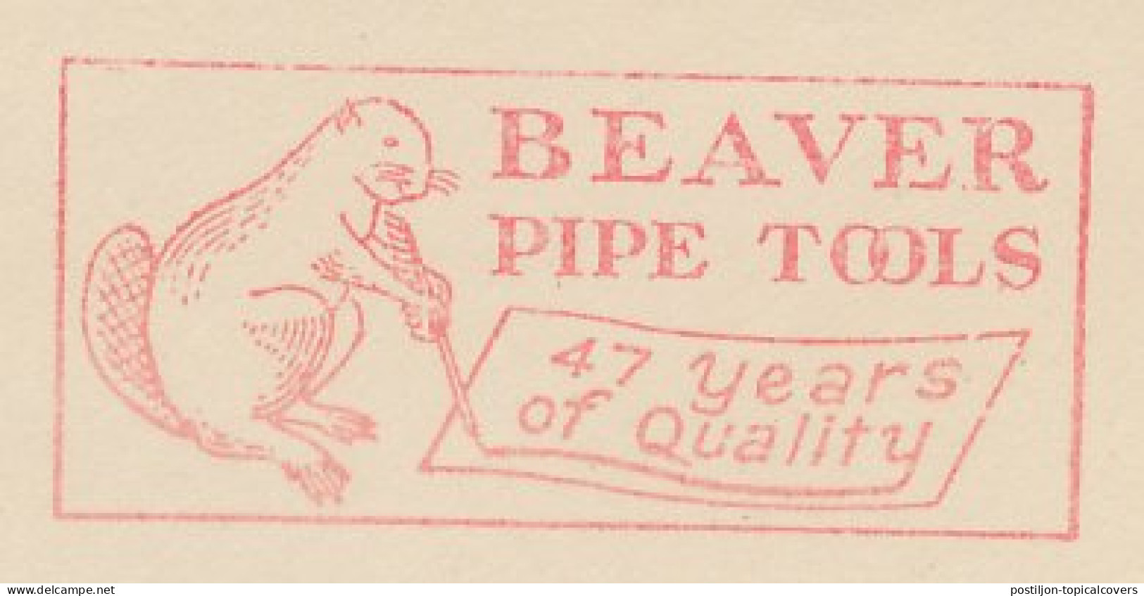 Meter Cut USA 1949 Beaver - Altri & Non Classificati