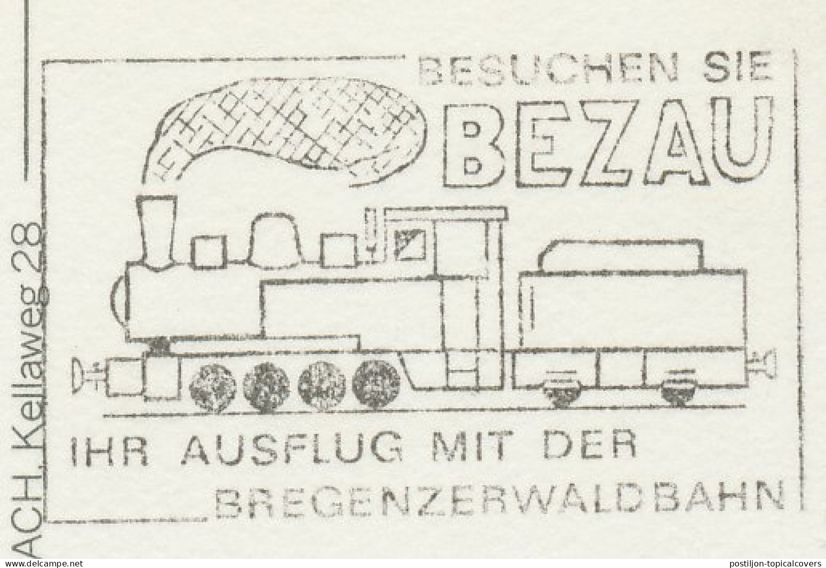 Postcard / Postmark Austria Steamtrain - Eisenbahnen