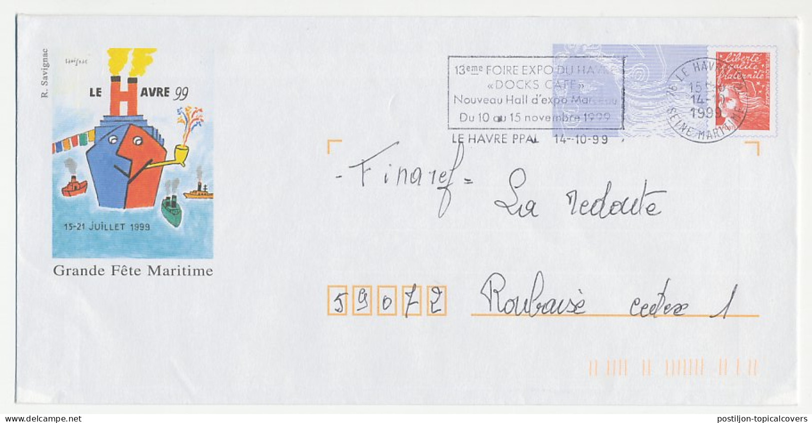 Postal Stationery / PAP France 1999 Maritime Festival - Ships