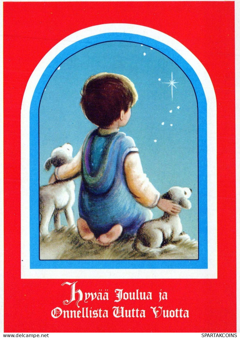 Happy New Year Christmas CHILDREN Vintage Postcard CPSM #PAW659.GB - Nouvel An