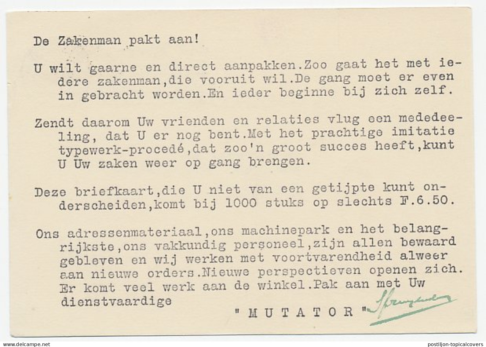 Em. Duif Spoed Drukwerk Amsterdam - Boekelo 1940 - Unclassified