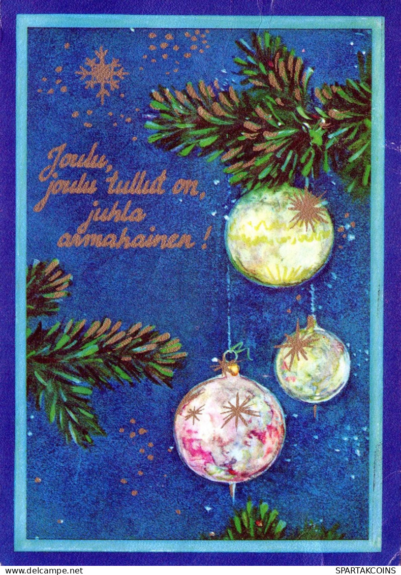 Happy New Year Christmas Vintage Postcard CPSM #PAT371.GB - Neujahr