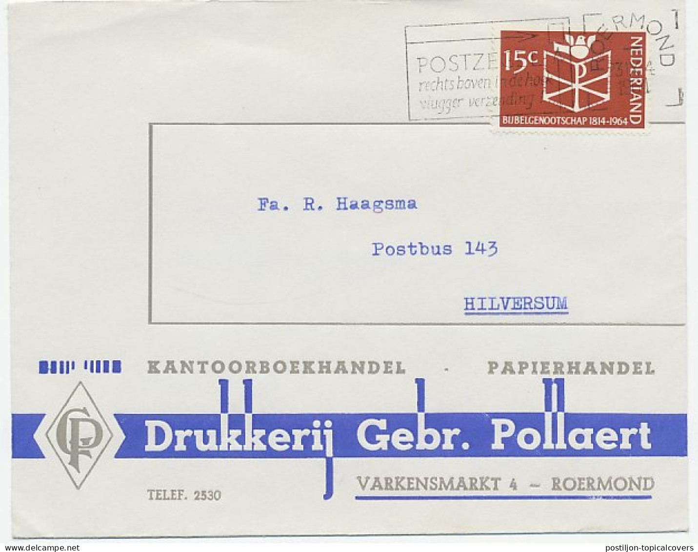 Firma Envelop Roermond 1964 - Drukkerij - Ohne Zuordnung