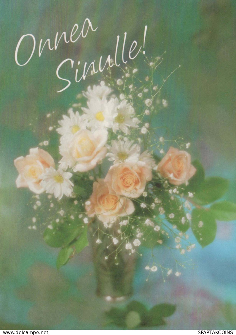 FLOWERS Vintage Postcard CPSM #PAS559.GB - Flowers