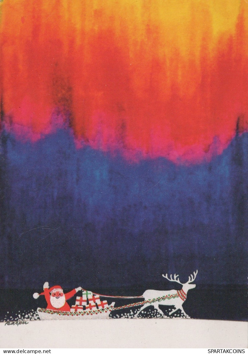 SANTA CLAUS CHRISTMAS Holidays Vintage Postcard CPSM #PAJ922.GB - Santa Claus