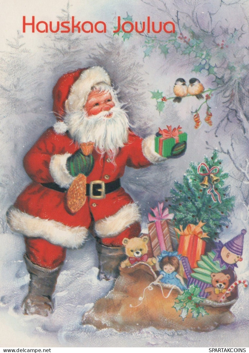 SANTA CLAUS CHRISTMAS Holidays Vintage Postcard CPSM #PAJ509.GB - Santa Claus