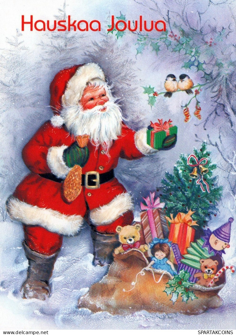 SANTA CLAUS CHRISTMAS Holidays Vintage Postcard CPSM #PAJ509.GB - Kerstman