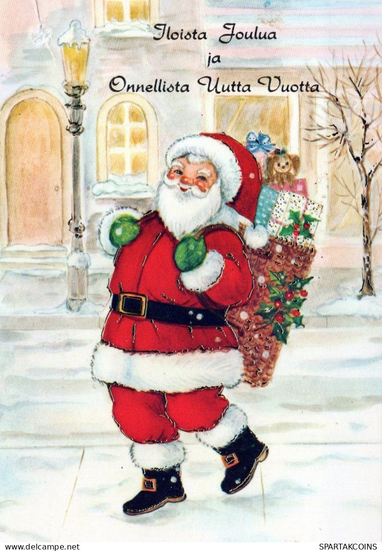 SANTA CLAUS CHRISTMAS Holidays Vintage Postcard CPSM #PAJ644.GB - Santa Claus
