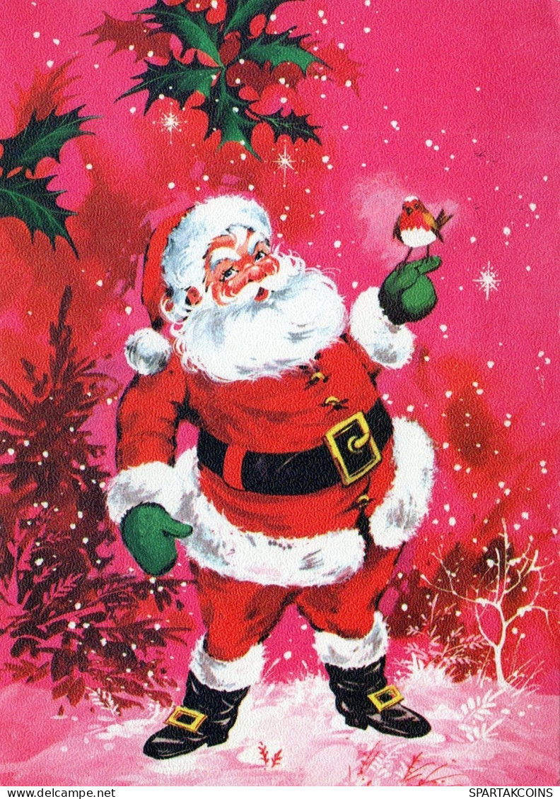 SANTA CLAUS CHRISTMAS Holidays Vintage Postcard CPSM #PAJ713.GB - Santa Claus