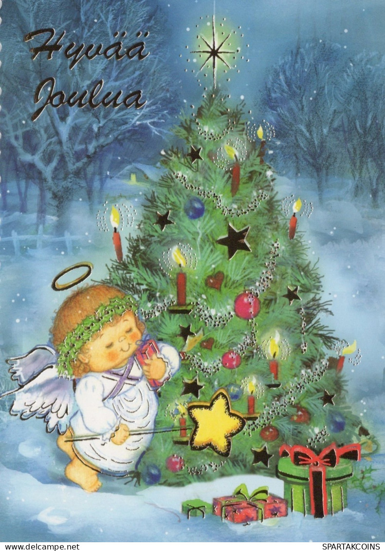 ANGEL CHRISTMAS Holidays Vintage Postcard CPSM #PAJ315.GB - Angeli