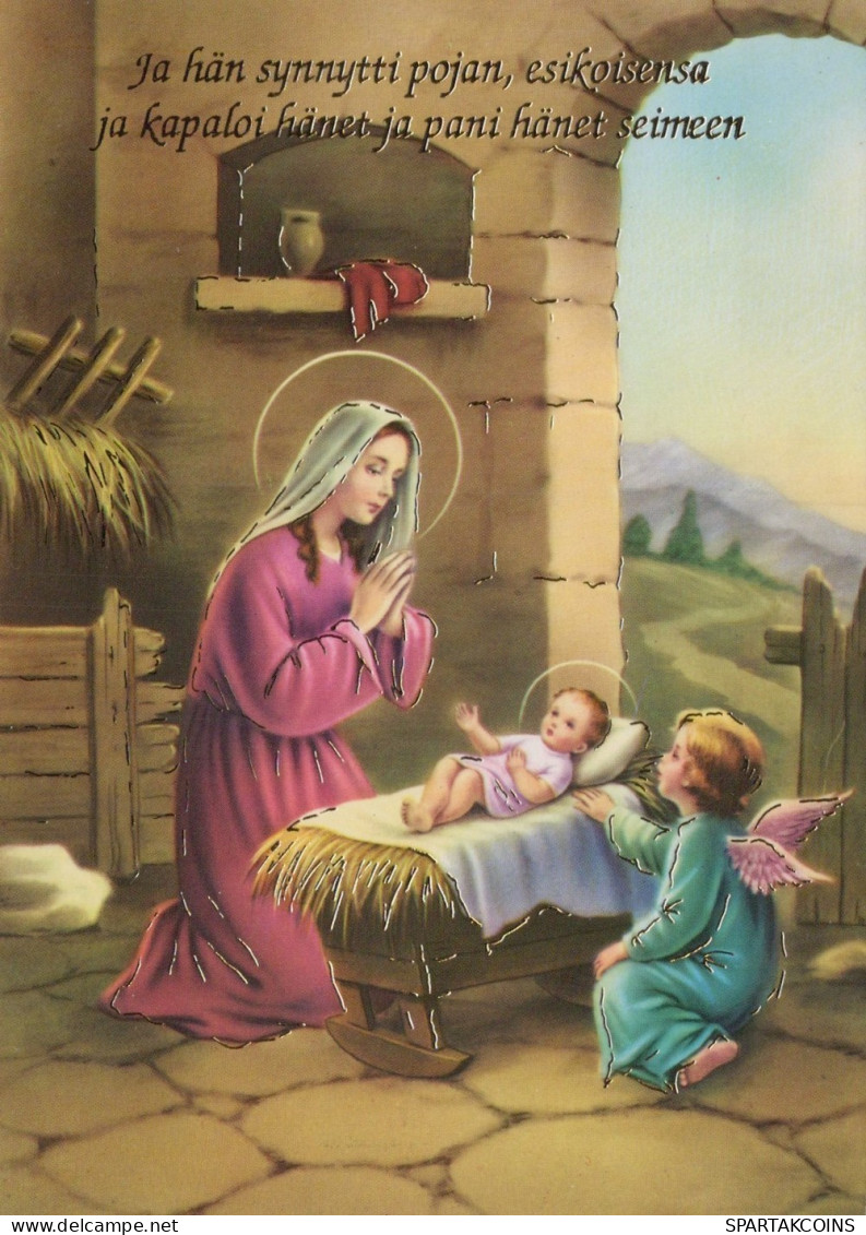 ANGEL CHRISTMAS Holidays Vintage Postcard CPSM #PAH799.GB - Anges
