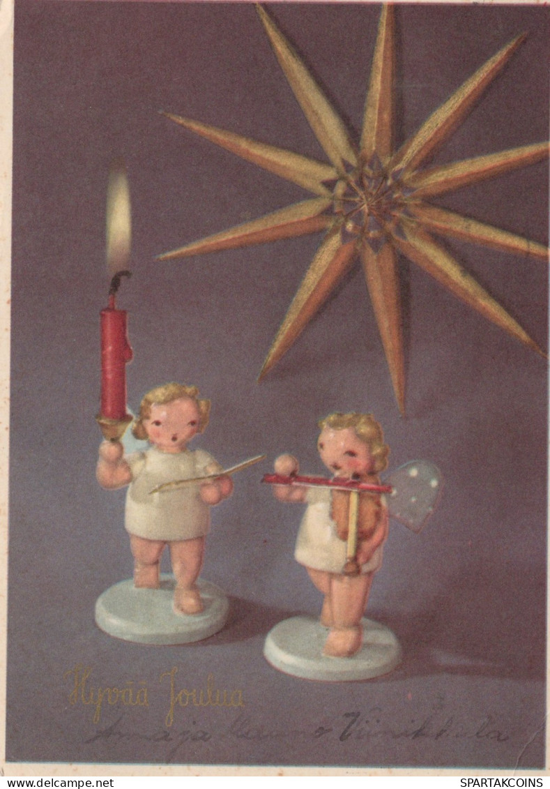 ANGEL CHRISTMAS Holidays Vintage Postcard CPSM #PAH110.GB - Anges