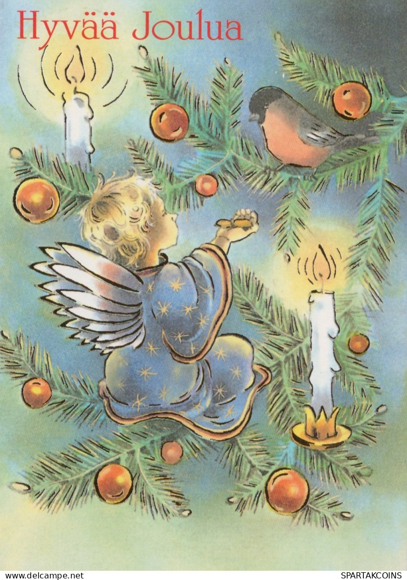 ANGEL CHRISTMAS Holidays Vintage Postcard CPSM #PAH175.GB - Anges