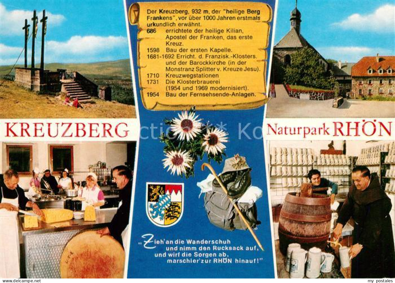 73019020 Kreuzberg Rhoen Kalvarienberg Kloster Kreuzberg Kaeserei Bierbrauerei K - Autres & Non Classés