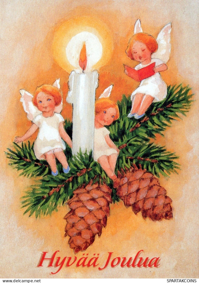 ANGEL CHRISTMAS Holidays Vintage Postcard CPSM #PAH238.GB - Angels