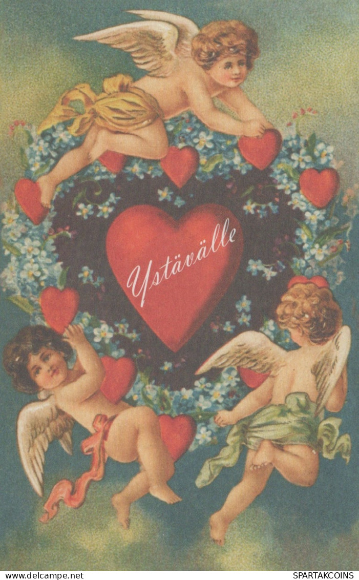 ANGEL CHRISTMAS Holidays Vintage Postcard CPSMPF #PAG736.GB - Anges
