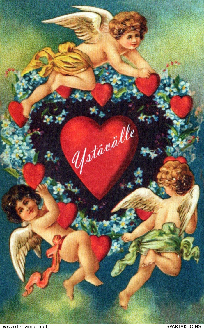 ANGEL CHRISTMAS Holidays Vintage Postcard CPSMPF #PAG736.GB - Engel
