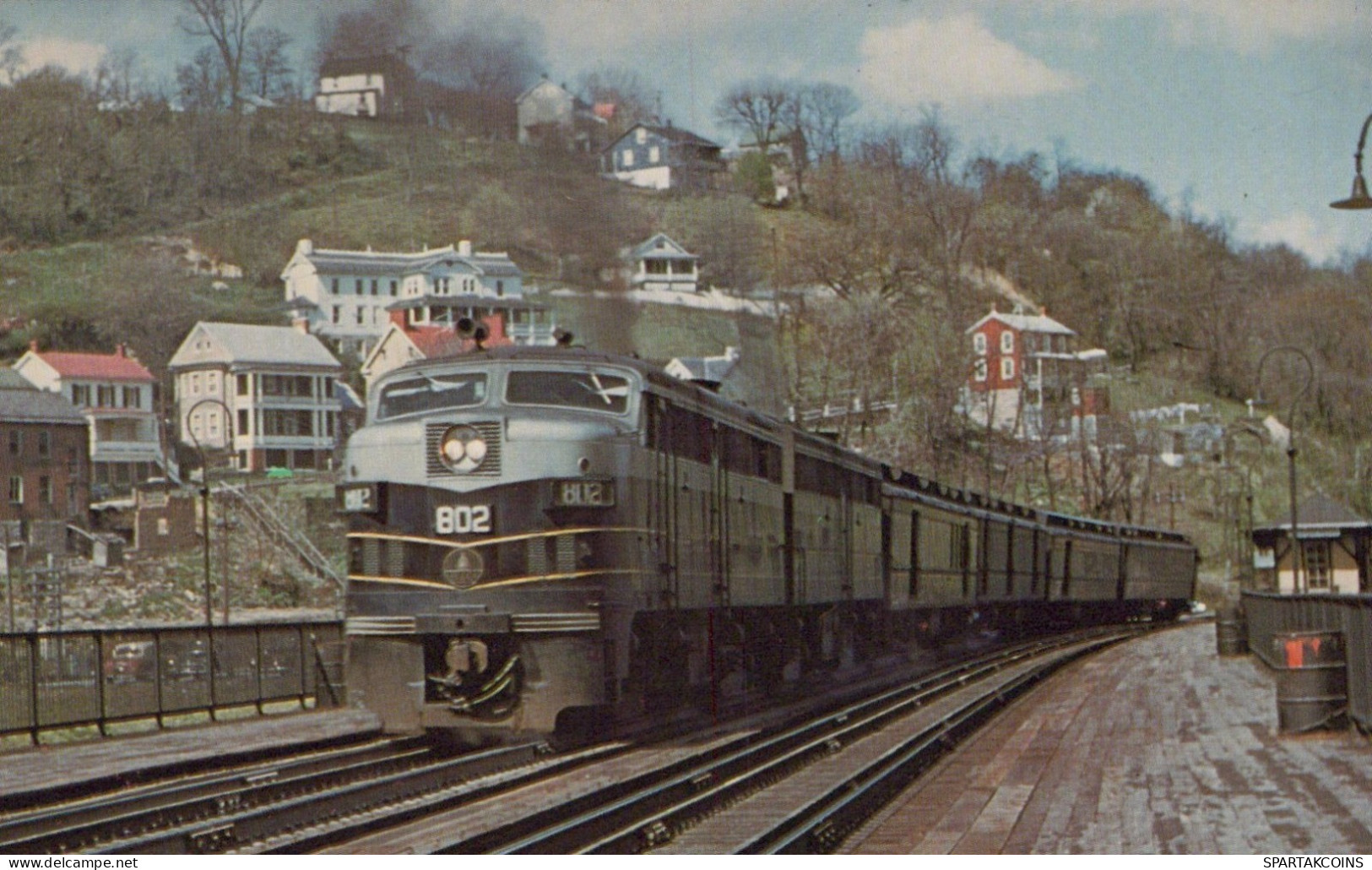 TRAIN RAILWAY Transport Vintage Postcard CPSMF #PAA450.GB - Treinen