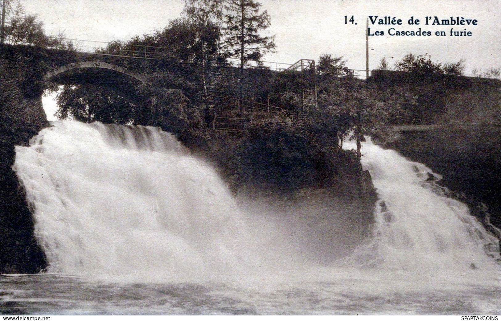 BELGIO COO WATERFALL Provincia Di Liegi Cartolina CPA #PAD133.IT - Stavelot