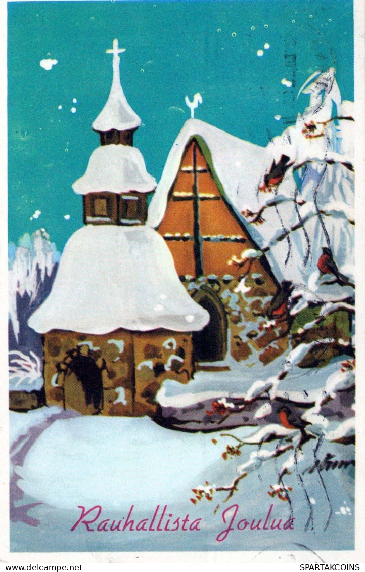 Buon Anno Natale Vintage Cartolina CPSMPF #PKG208.IT - Neujahr