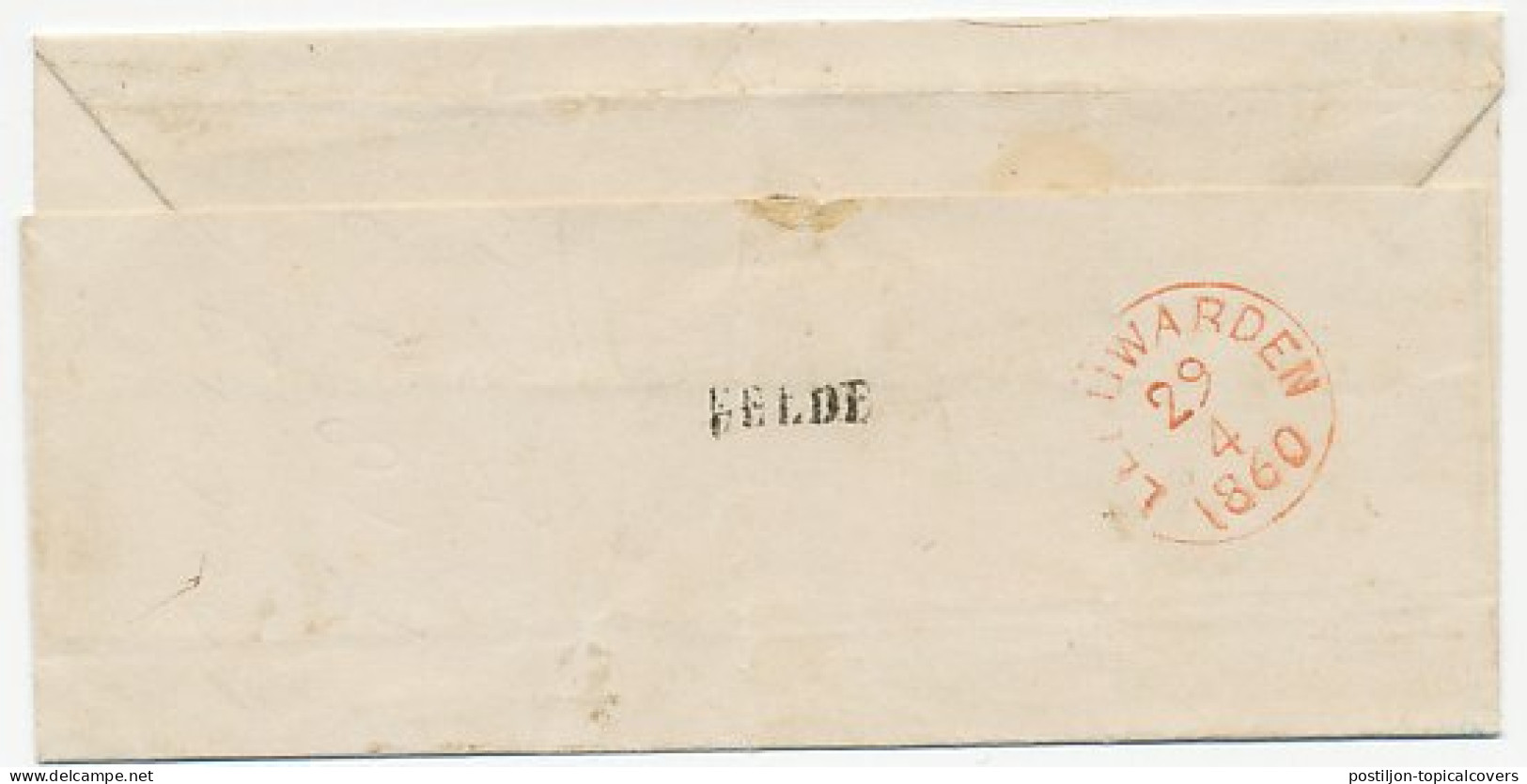 Naamstempel Eelde 1860 - Briefe U. Dokumente