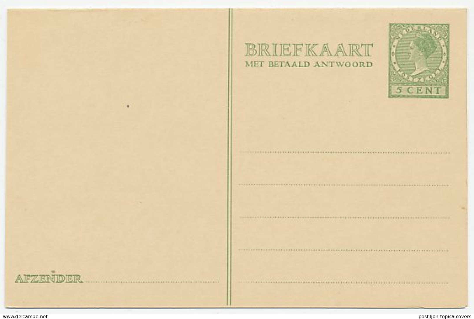 Briefkaart G. 217 - Postal Stationery