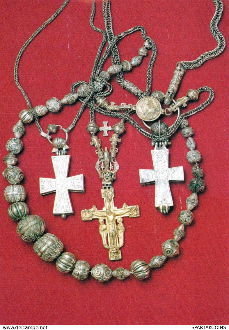 CROSS Cristianesimo Religione Vintage Cartolina CPSM #PBQ236.IT - Altri & Non Classificati