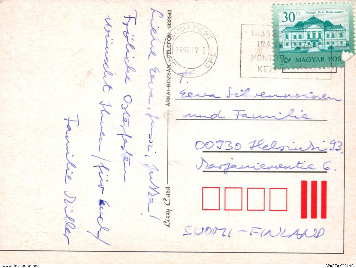 PASQUA CONIGLIO UOVO Vintage Cartolina CPSM #PBO777.IT - Ostern