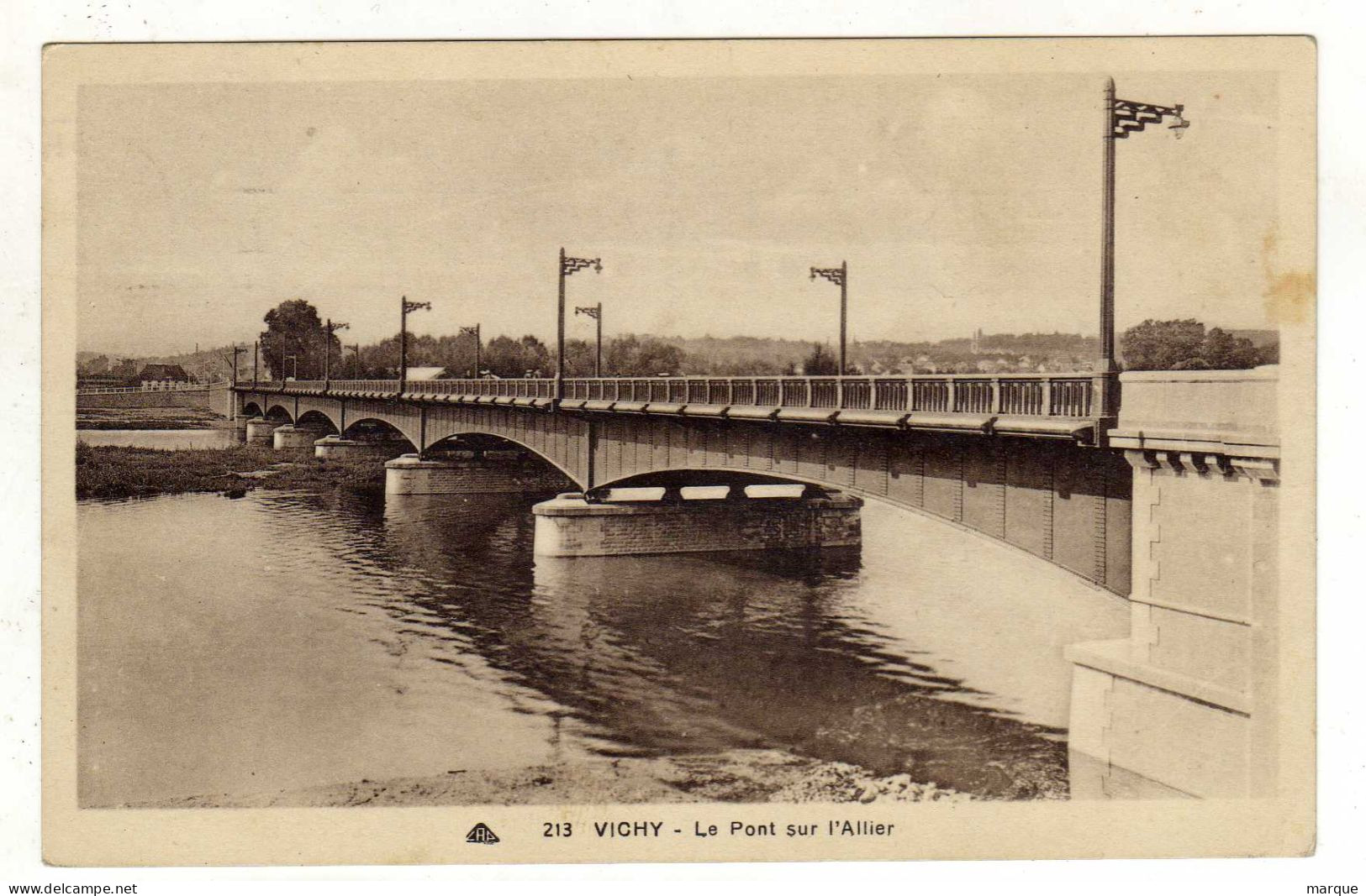 Cpa N° 213 VICHY Le Pont Sur L'Allier - Vichy