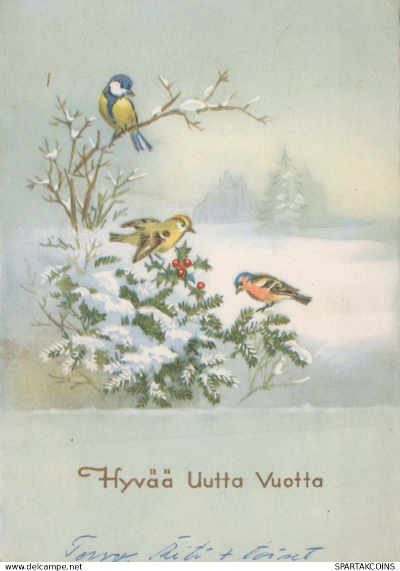 Buon Anno Natale Vintage Cartolina CPSM #PAT804.IT - Nieuwjaar