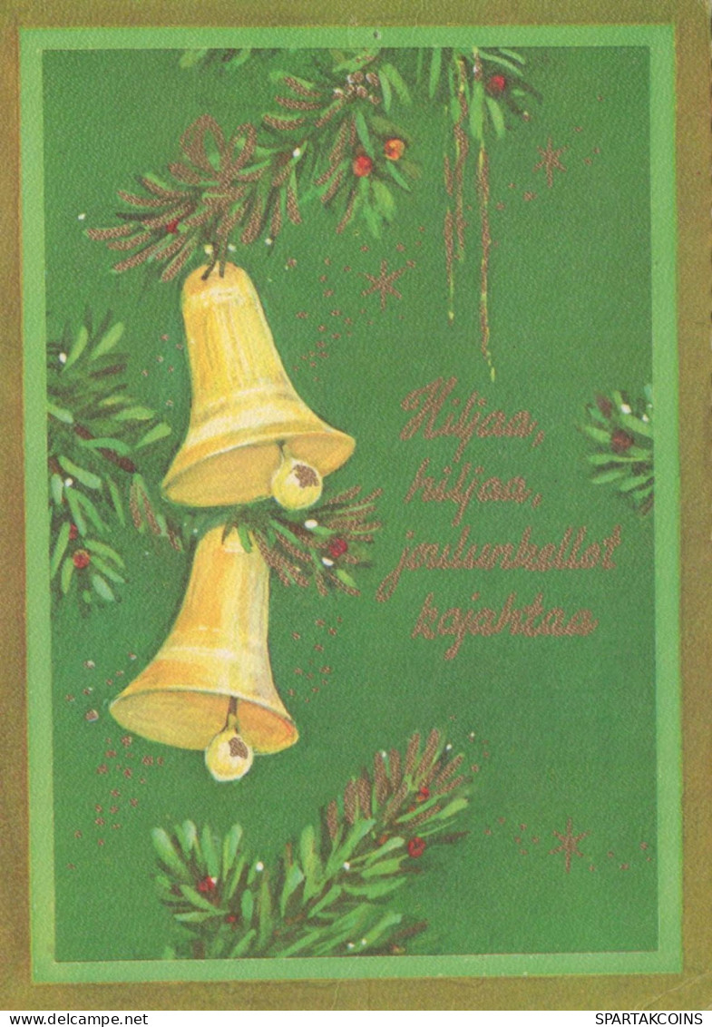 Buon Anno Natale BELL Vintage Cartolina CPSM #PAT499.IT - New Year