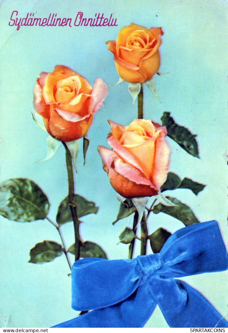 FIORI Vintage Cartolina CPSM #PAS022.IT - Flowers