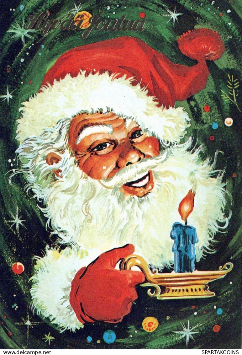 BABBO NATALE Natale Vintage Cartolina CPSM #PAJ786.IT - Kerstman