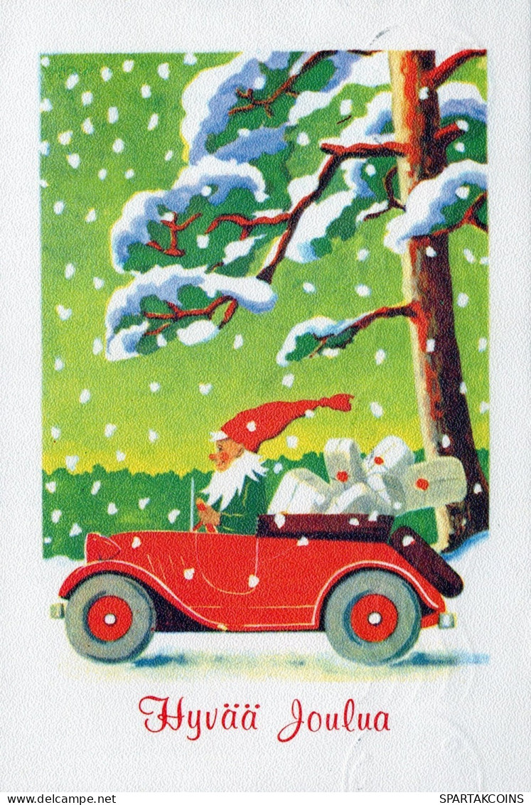 BABBO NATALE Natale Vintage Cartolina CPSM #PAJ995.IT - Kerstman