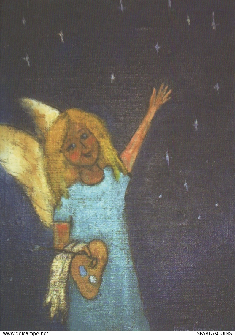 ANGELO Buon Anno Natale Vintage Cartolina CPSM #PAH306.IT - Engel