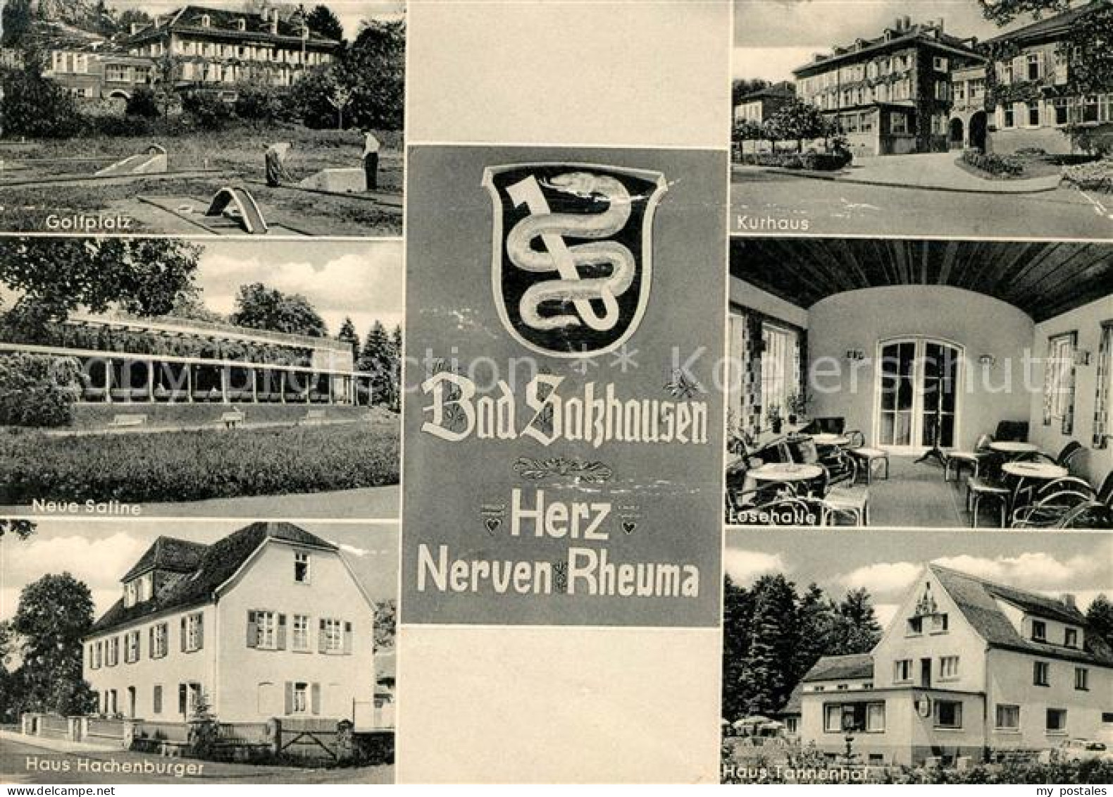 73018406 Bad Salzhausen Golfplatz Kurhaus Saline Lesehalle Haus Hachenburger Hau - Other & Unclassified