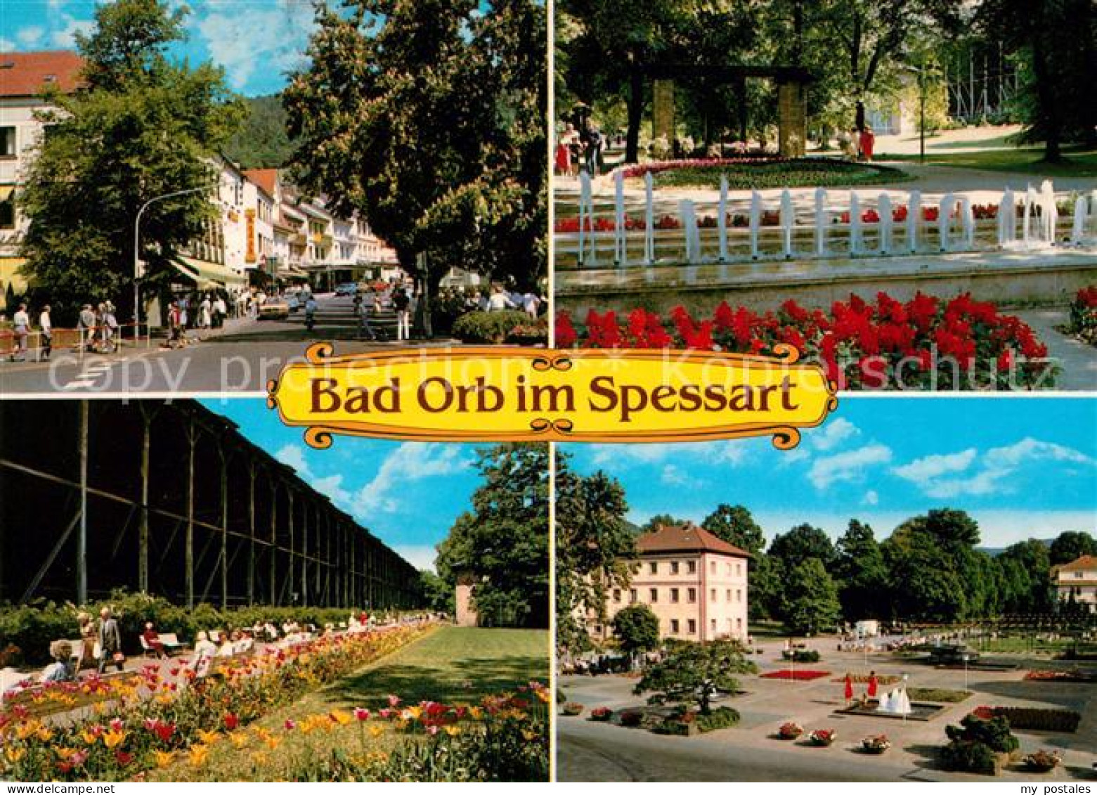 73018380 Bad Orb Strassenpartie Parkanlagen Saline  Bad Orb - Bad Orb