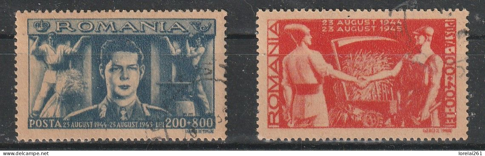 1945 -  Le Devant Des Laboureurs Mi No 898/899 - Usati