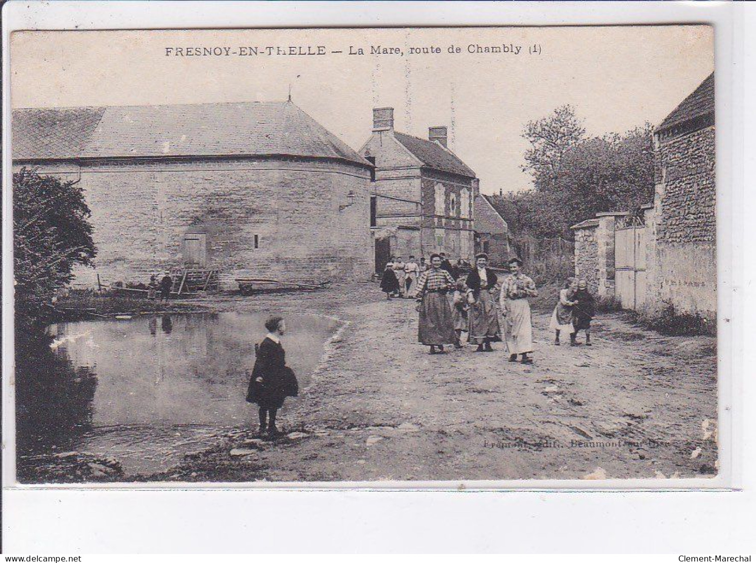 FRESNOY-en-THELLE: La Mare, Route De Chambly - Très Bon état - Other & Unclassified