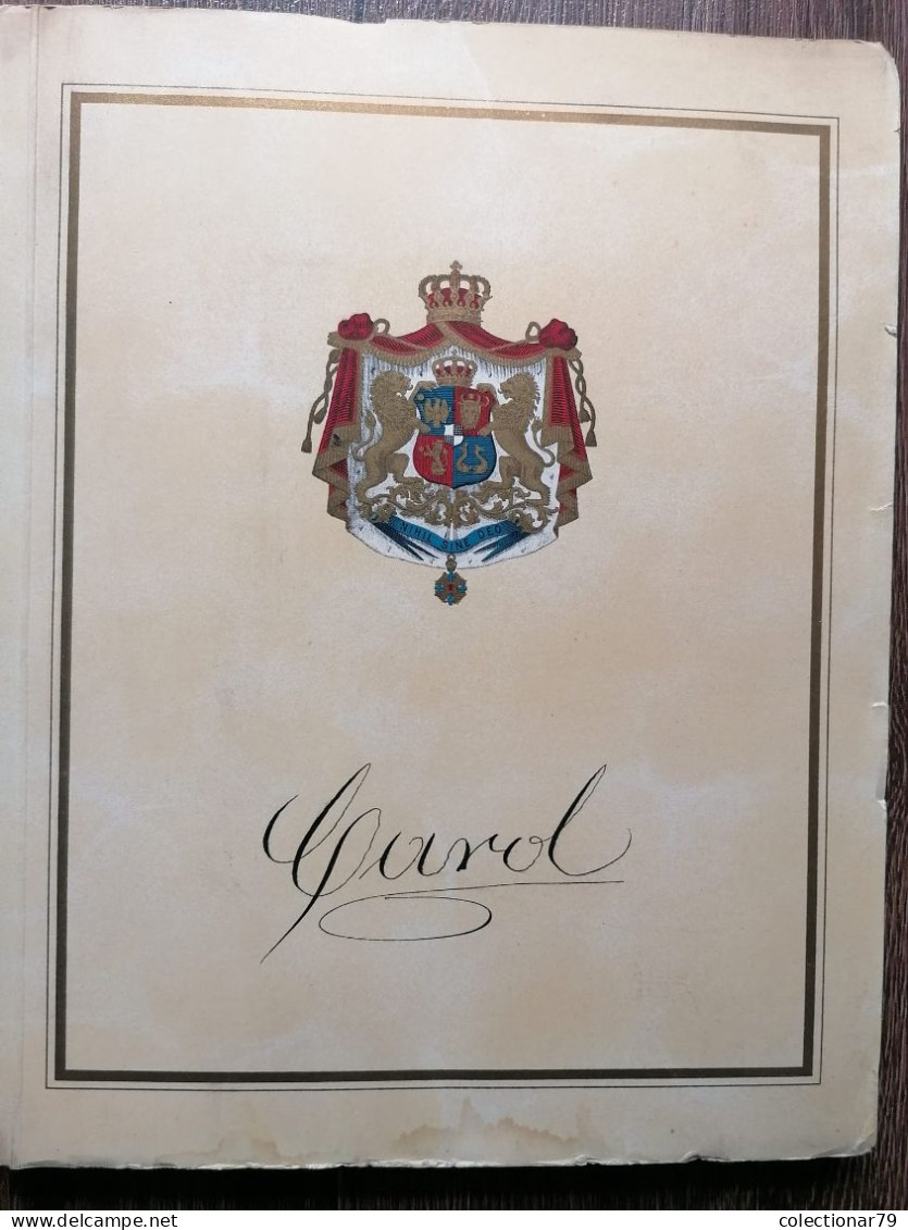 Romania Prinos Marelui Rege Carol I - Alte Bücher