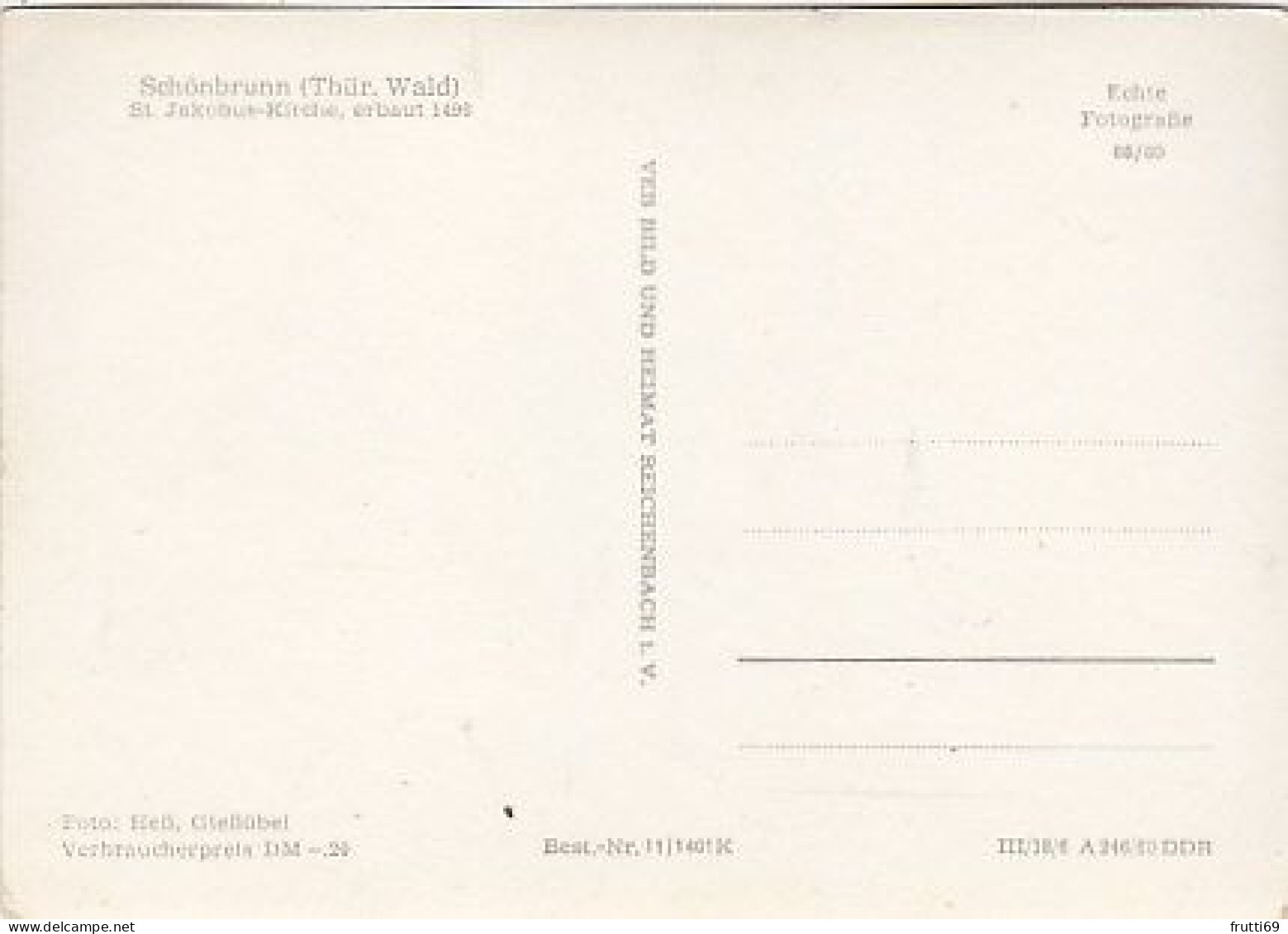 AK 211012 GERMANY - Schönbrunn - St. Javobus-Kirche - Sonstige & Ohne Zuordnung