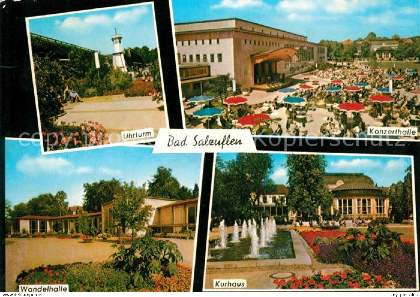 73017808 Bad Salzuflen Uhrturm Konzerthalle Wandelhalle Kurhaus Bad Salzuflen - Bad Salzuflen