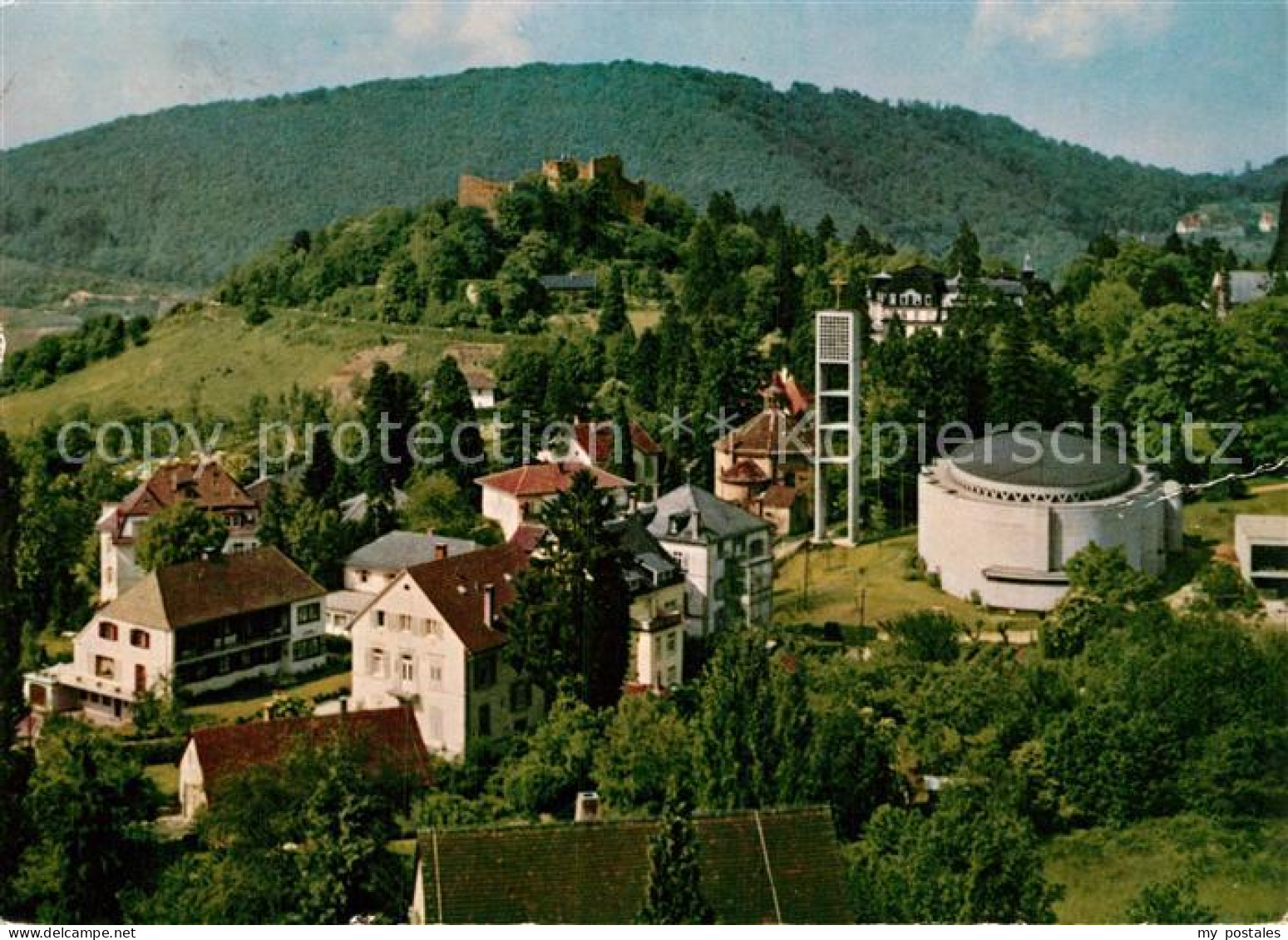 73017714 Badenweiler Kath Pfarrkirche St Peter Und Burgruine Badenweiler - Badenweiler