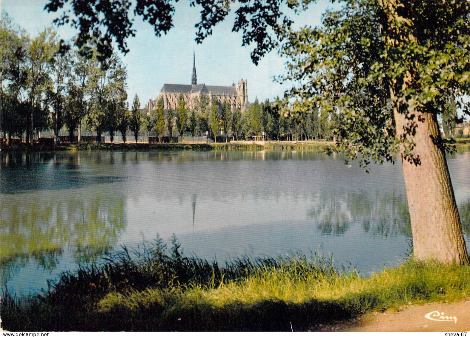 80 - Amiens - L'Etang Saint Pierre Et La Cathédrale - Amiens