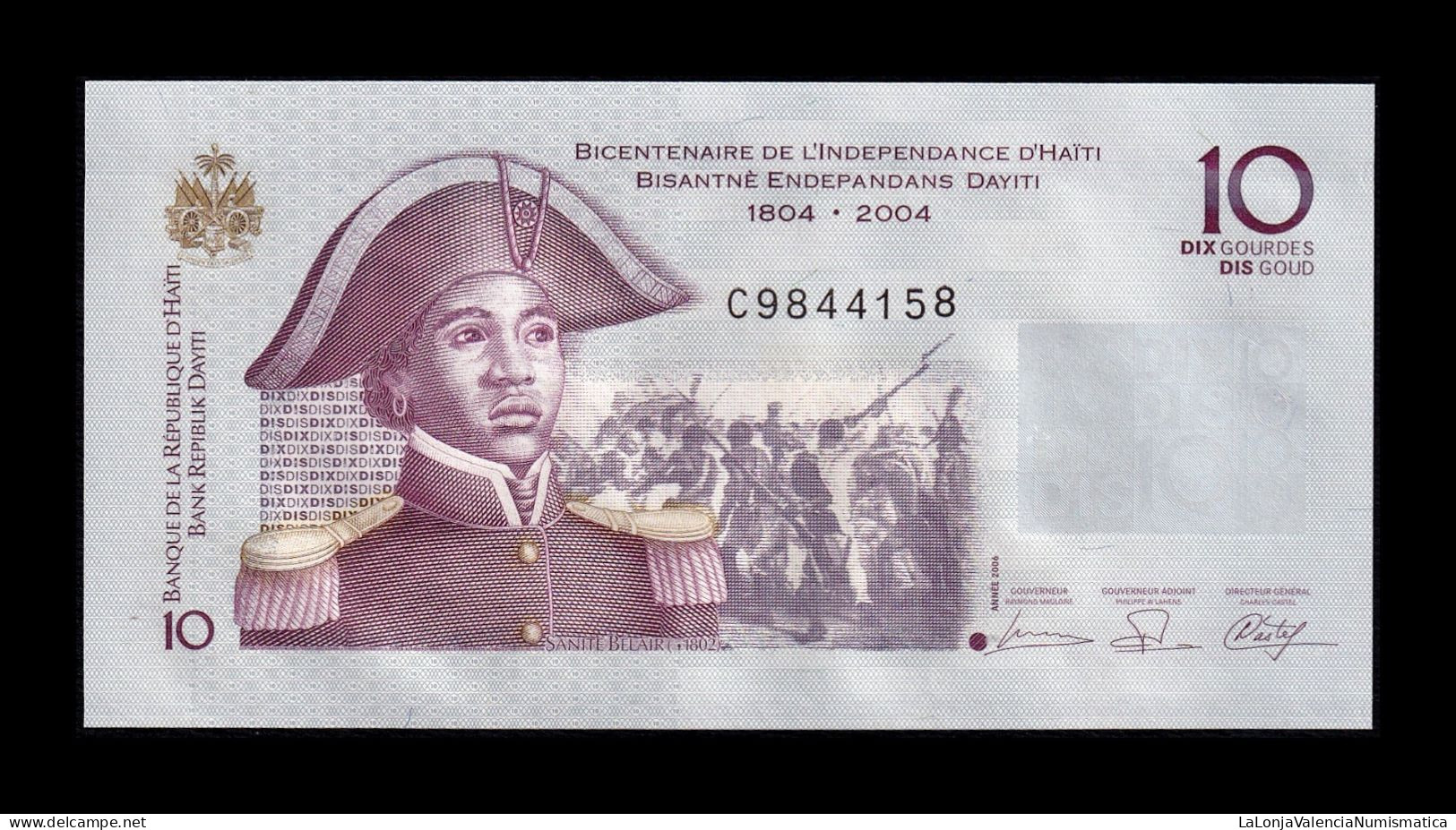 Haití 10 Gourdes Commemorative 2006 Pick 272b Sc Unc - Haïti